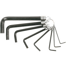 Top Tools Ключі шестигранні, 2-10 мм, набір 8 шт. (35D055)
