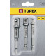 Topex Перехідник для змінних головок, набір 3 од., 1/4