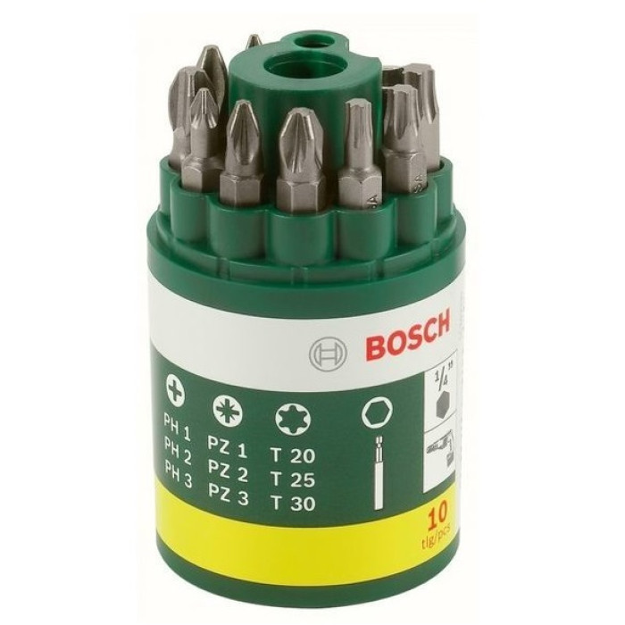 Bosch Набор бит 9 шт. и универсальный держатель (2607019452)