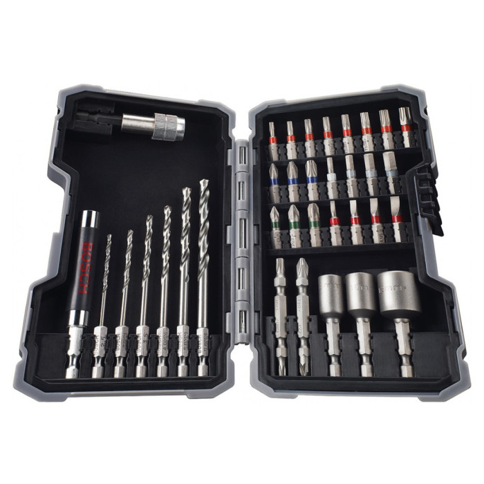 Bosch Набір біт и свердл PRO-Mix Metal, 35 шт (2607017328)
