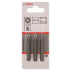 Bosch Біти Extra-Hart PH2, 51мм, 3шт (2607001522)