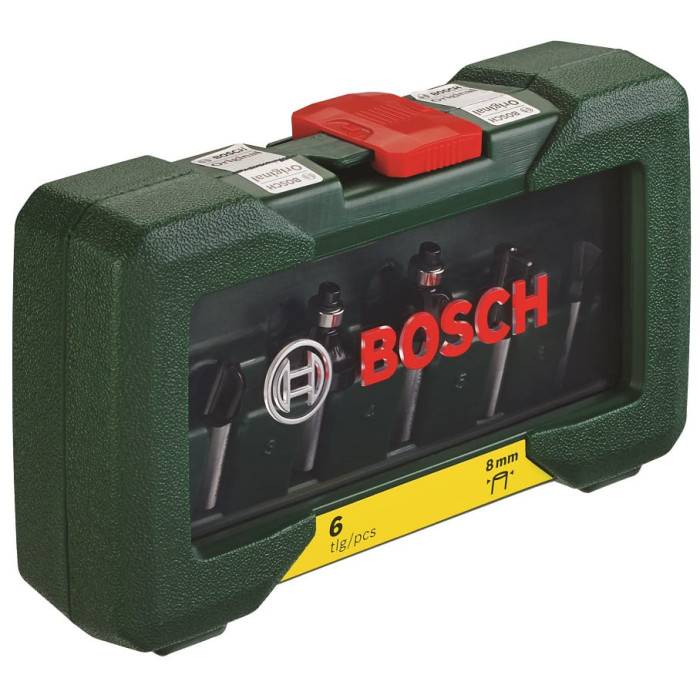 Набір фрез по дереву Bosch Expert for Wood 8мм, 6шт (2607019463)