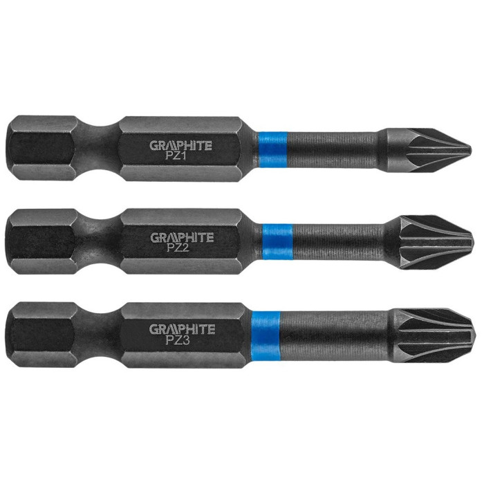 Graphite Біти ударні, набір 3шт, 1/4
