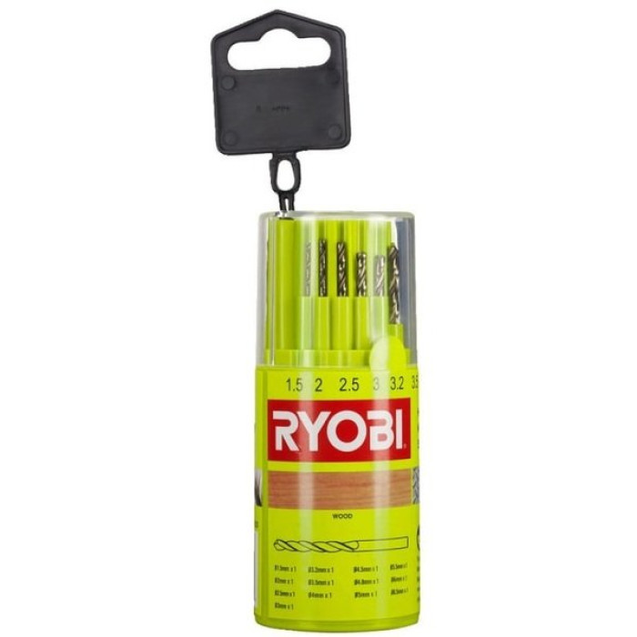 Ryobi Набір свердел по металу RAK13HSS 13шт (5132004523)