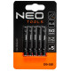 Neo Tools Біти, набір 5шт, 1/4