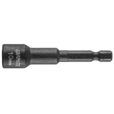 Graphite Головка торцева, 1/4", ударна з магнітом, 10х65мм, сталь S2 (56H552)