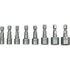 Topex Головки торцеві, набір 8 од., 1/4", 5-13 мм (39D387)