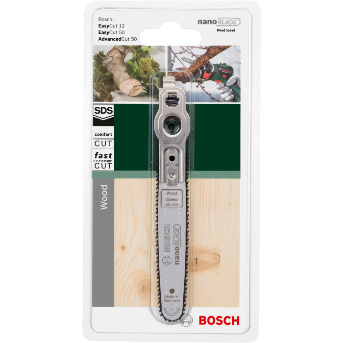 Bosch Пилочка Bosch Nanoblade Wтood Basic 65 для Easy Cut (2609256D86)