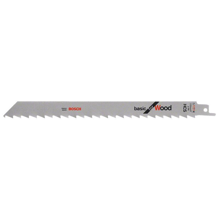 Bosch Полотно пильне шабельне S 1111 K Basic for Wood, 2шт (2608650617)