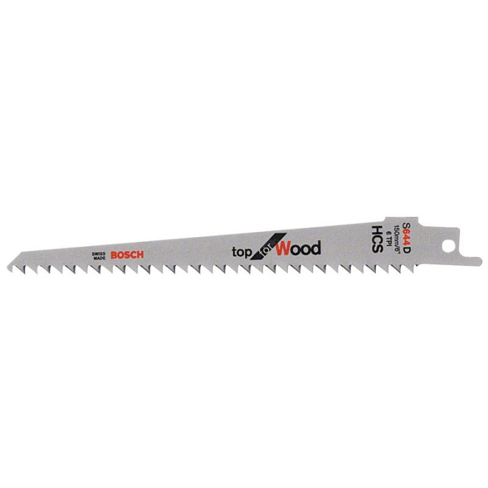 Bosch Полотно пильне шабельне S 644 D Top for Wood, 5шт (2608650673)
