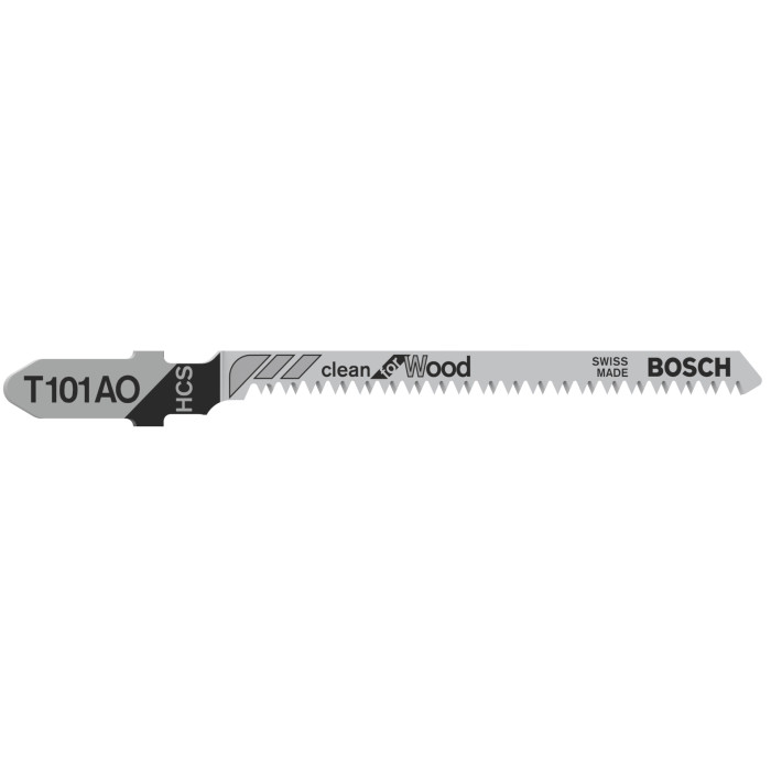 Bosch Полотно пиляльне для електролобзика по дереву T 101 AO, 1.4х83мм, 3шт (2608630559)