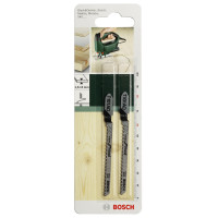 Bosch Полотно пиляльне для електролобзика HSC по дереву, T 101 AO, 1.4х82мм, 2шт (2609256723)