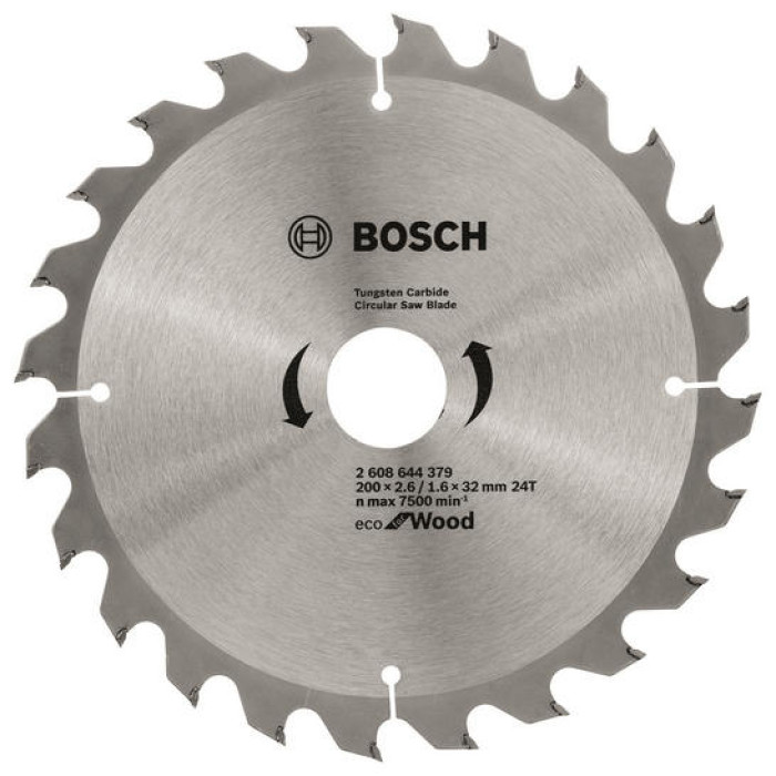 Bosch Диск пиляльний ECO WO 200x32-24T (2608644379)