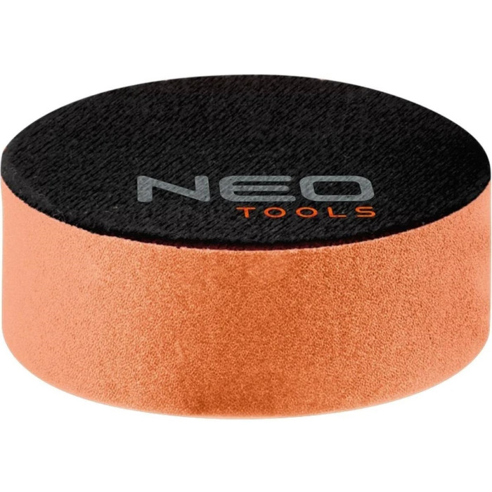 Диск полірувальний Neo Tools, губка середня, на липучці, 80x25мм (08-975)