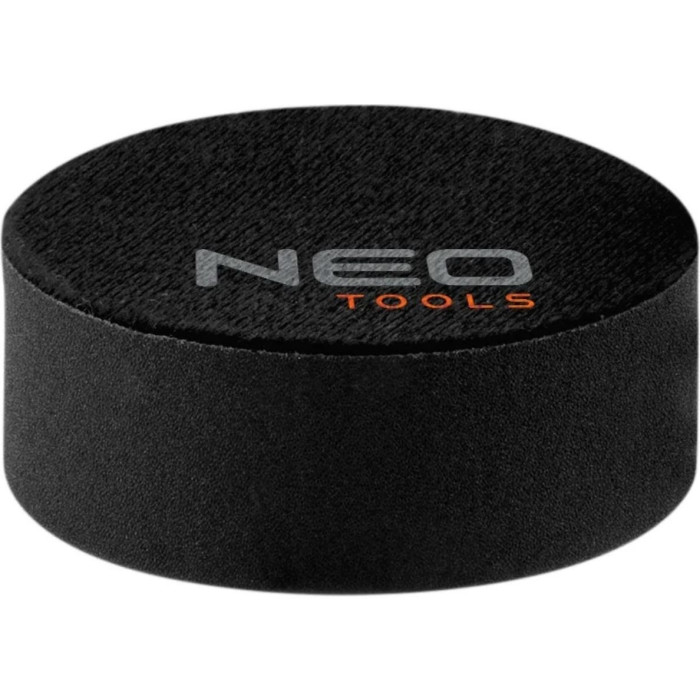 Диск полірувальний Neo Tools, губка м’яка, на липучці, 80x25мм (08-976)