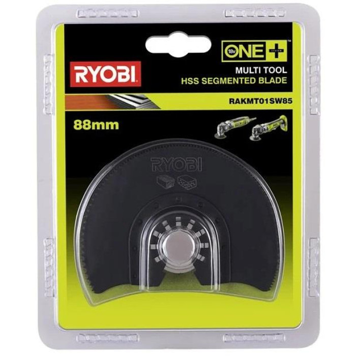 Полотно пиляльне для багатофункціонального інструменту Ryobi RAKMT01SW85 по дереву та гіпсокартону 88мм (5132003922)