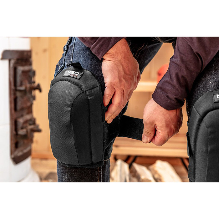 Neo Tools 97-538 Наколінники захисні, м’яка тканинна подушка, поліестер 600 D (97-538)