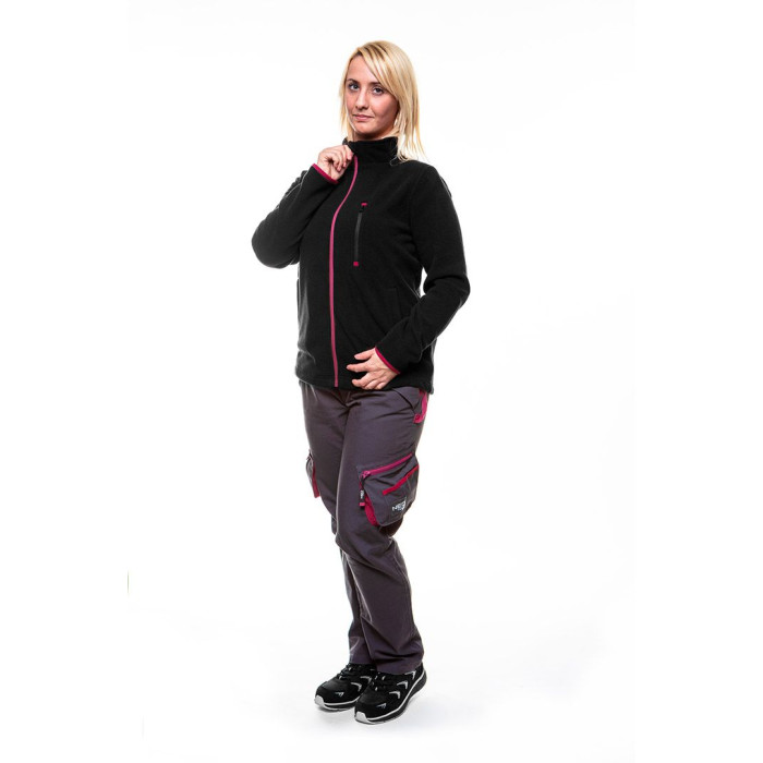 Neo Tools Кофта флісова жіноча (чорна) [Кофта робоча Woman Line флісова, розмір XL (42), 300 г/м2, чорна] (80-500-XL)