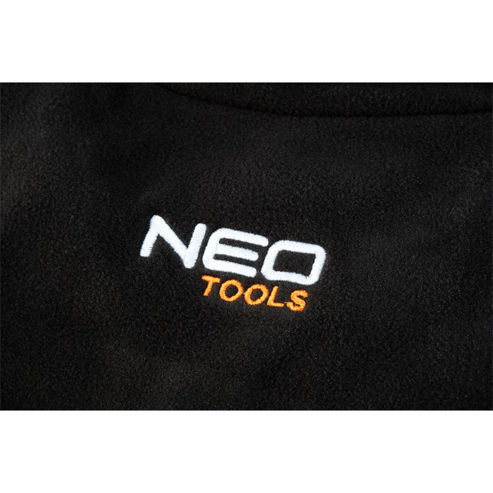 Neo Tools Кофта робоча Outdoor, флісова, 300г/м кв, на блискавці, L(52), чорний (81-500-L)