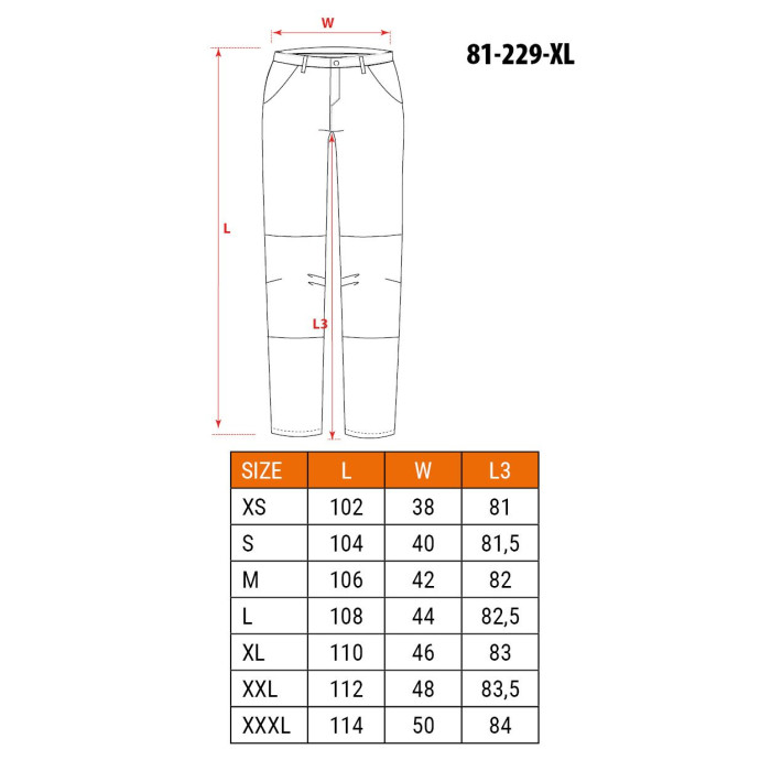 Neo Tools Штани робочі DENIM, 5 кишень [Штани робочі Denim, розмір XL (54), 410 г/м2, , темно-сині] (81-229-XL)