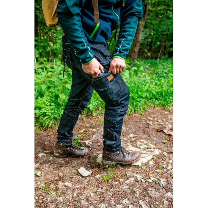 Neo Tools Штани робочі DENIM, 5 кишень [Штани робочі Denim, розмір L (52), 410 г/м2, темно-сині] (81-229-L)