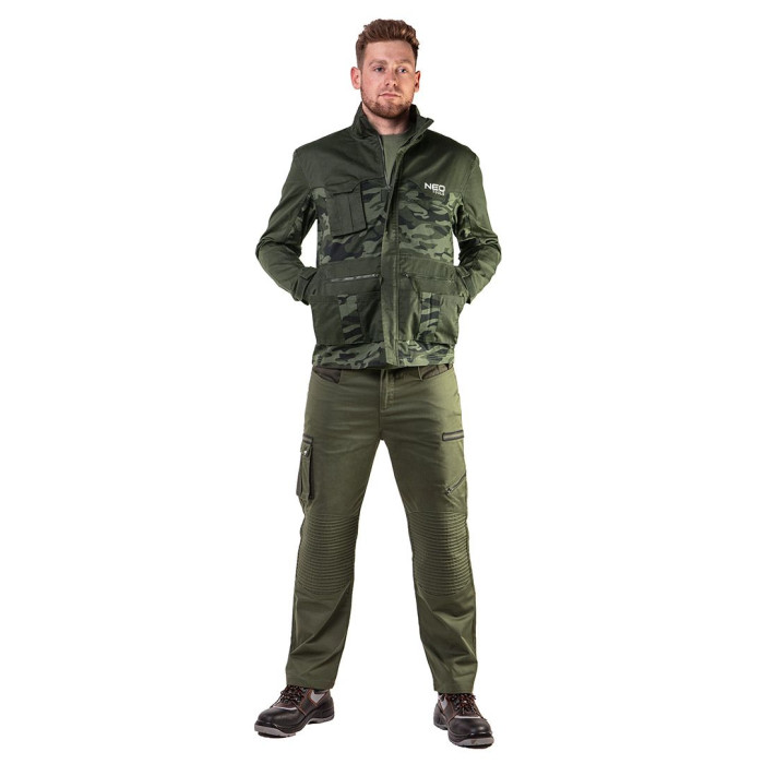 Neo Tools Робочі штани CAMO olive [Штани робочі Camo Olive, XXL(56), оливковий] (81-222-XXL)