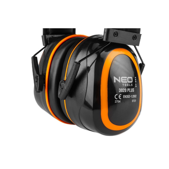 Neo Tools Навушники захисні, SNR 30дБ, категорія III, ізолююча піна G-TECH, 0.26кг, чорний (97-563)