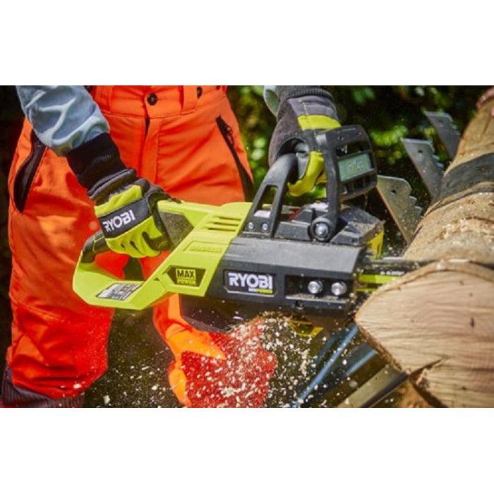 Ryobi Рукавички робочі RAC258XL, козяча шкіра, захист від порізів, р.XL, чорно-жовтий (5132005712)