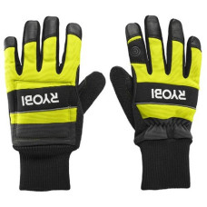 Ryobi Рукавички робочі RAC258XL, козяча шкіра, захист від порізів, р.XL, чорно-жовтий (5132005712)