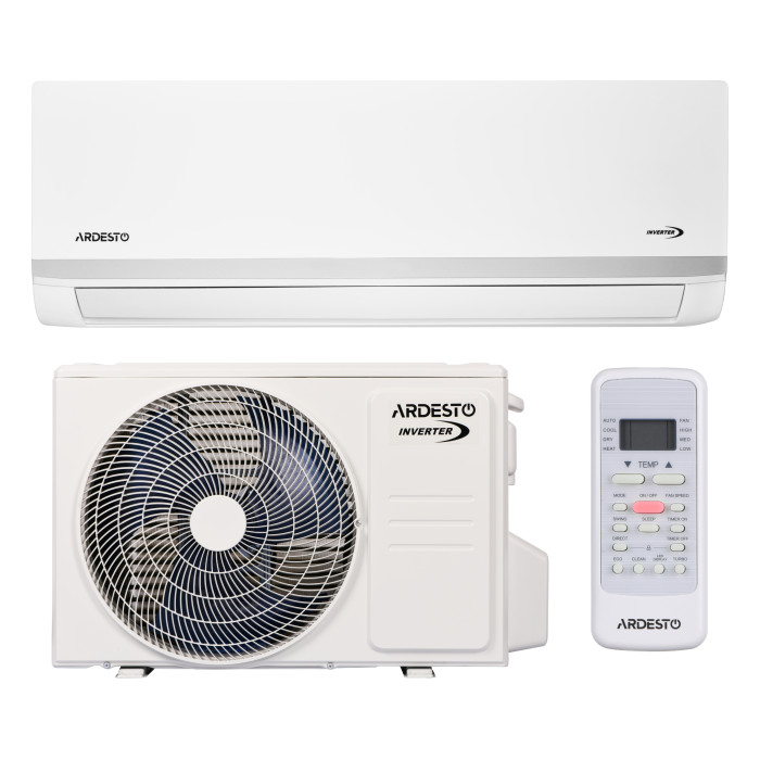 ARDESTO Кондиціонер ACM-24ERP-R32-WF-AG-S, 70 м2, ERP інвертор, A++/A+, до -20°С, Wi-Fi, R32, білий (ACM-24ERP-R32-WF-AG-S)