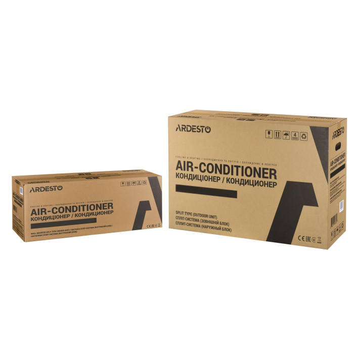 ARDESTO Кондиціонер ACM-24INV-R32-WF-AG-S, 70 м2, інвертор, A++/A+, до -15°С, Wi-Fi, R32, білий (ACM-24INV-R32-WF-AG-S)