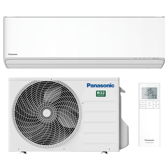 Panasonic Кондиціонер Etherea CS-Z25ZKEW/CU-Z25ZKE, 25 м2, інвертор, A+++/A+++, до -20°С, Wi-Fi, R32, білий (CS-Z25ZKEW/CU-Z25ZKE)