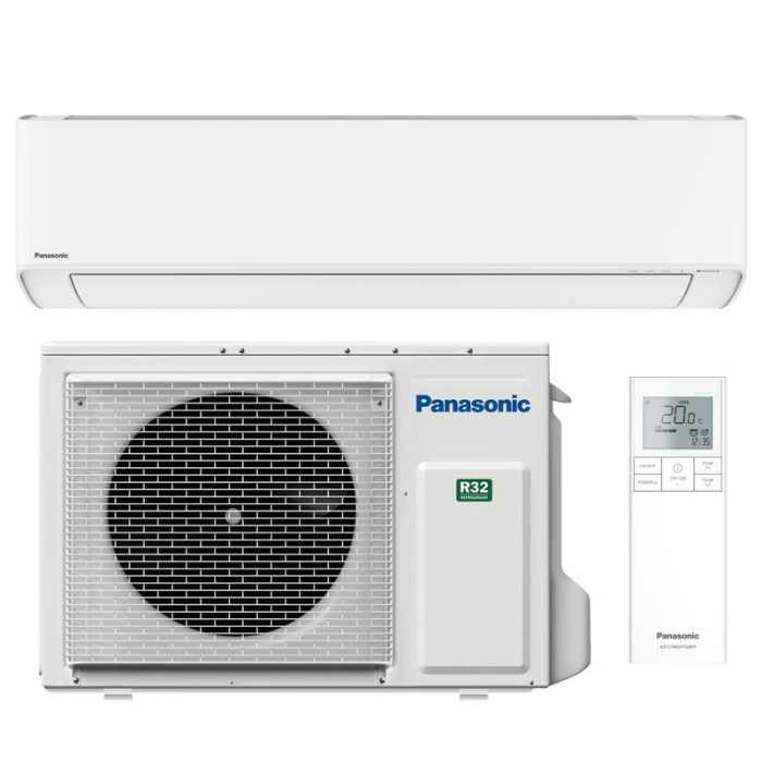 Panasonic Кондиціонер Etherea CS-Z50ZKEW/CU-Z50ZKE, 52 м2, інвертор, A+++/A++, до -20°С, Wi-Fi, R32, білий (CS-Z50ZKEW/CU-Z50ZKE)