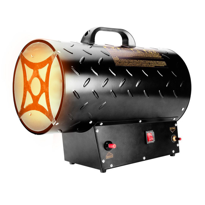 Neo Tools Теплова гармата газова, 15кВт, 150м кв, 580м куб/год, чорний (90-083)