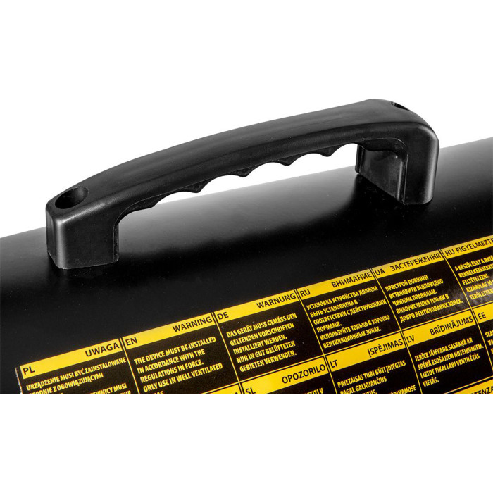 Neo Tools Теплова гармата дизель/гас, 20 кВт, 550 м3/год, прямого нагріву, бак 19л, витрата 1.9л/год, IPX4 (90-080)
