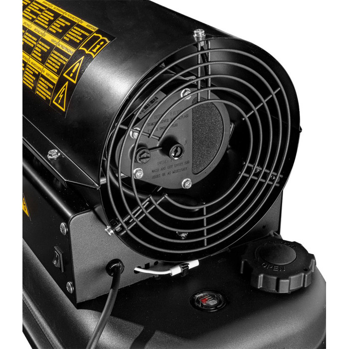 Neo Tools Теплова гармата дизель/гас, 20 кВт, 550 м3/год, прямого нагріву, бак 19л, витрата 1.9л/год, IPX4 (90-080)