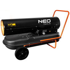Neo Tools Теплова гармата дизель/гас, 50 кВт, 1100м3/год, прямого нагріву, бак 50л, витрата 4.7л/год, IPX4, колеса (90-082)