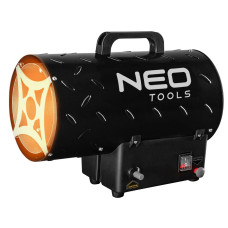 Neo Tools Теплова гармата газова, 15кВт, 150м кв, 580м куб/год, чорний (90-083)
