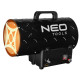 Neo Tools Теплова гармата газова, 15кВт, 150м кв, 580м куб/год, чорний (90-083)