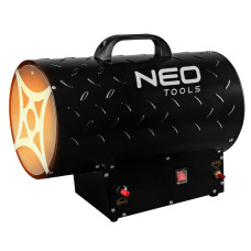 Neo Tools Теплова гармата газова, 30кВт, 300м кв., 1000м куб./год, чорний (90-084)