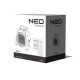 Neo Tools Теплова гармата електрична, 5кВт, 80м кв, 588м куб/год, 380В, керамічний нагрів. елемент (PTC), чорний (90-064)