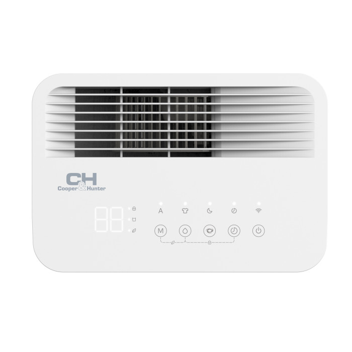 Cooper&Hunter Осушувач повітря CH-D009WD9-20LDWF, 20л.на добу, 28м.кв , 125м3/год, 325Вт, дисплей, ел.кер-ня, Wi-Fi, таймер., білий (CH-D009WD9-20LDWF)