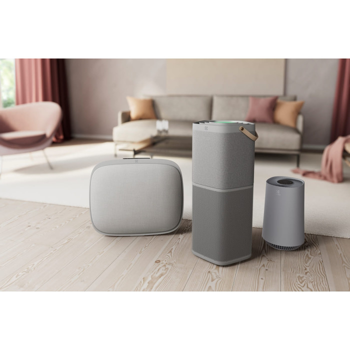 Electrolux Очисник повітря, 92м2, 442м3/год, дисплей, 5-и шаровий HEPA фільтр, Wi-Fi, 9 режимів, сірий (PA91-404GY)