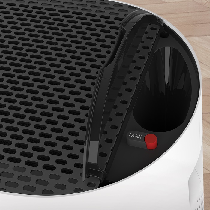 Electrolux Зволожувач повітря традиційне зволоження, 50м2, 6л, 500мл/г, мех. кер-ння, аромаконтейнер, фільтр, біло-чорний (EHW-600)