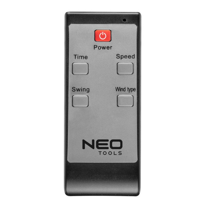 Neo Tools Вентилятор підлоговий, професійний, 80 Вт, діаметр 40 см, 3 швидкості, двигун мідь 100%, пульт (90-004)