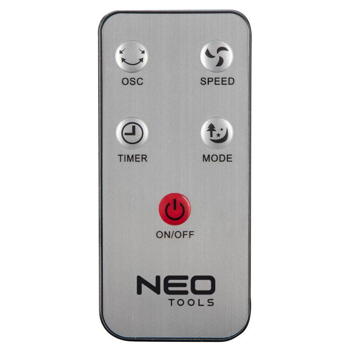Neo Tools Вентилятор підлоговий, професійний, 45 Вт, діаметр 40 см, 3 швидкості, двигун мідь 100%, пульт (90-002)