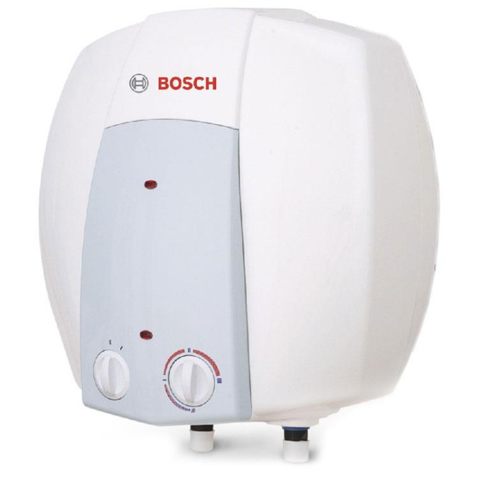 Водонагрівач (бойлер) BOSCH компакт Tronic 2000 T Mini, 15л, 1,5кВт, монтаж над мийкою, мех. кер-ння, B, білий (7736504746)