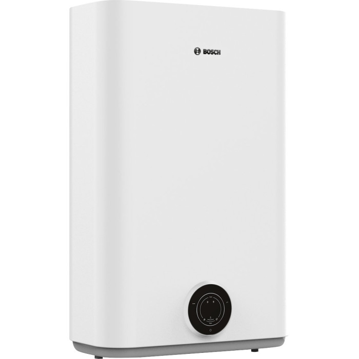 Водонагрівач (бойлер) BOSCH плаский слім Tronic 3500, 100л, 1.5кВт, ун. монтаж, електр. кер-ння, B, білий (7736507294)