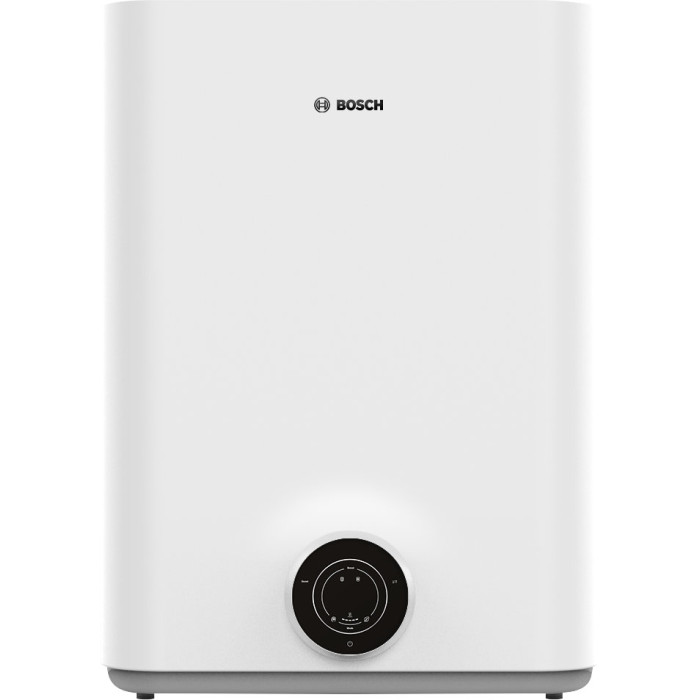Водонагрівач (бойлер) BOSCH плаский слім Tronic 3500, 80л, 1.5кВт, ун. монтаж, електр. кер-ння, B, білий (7736507293)