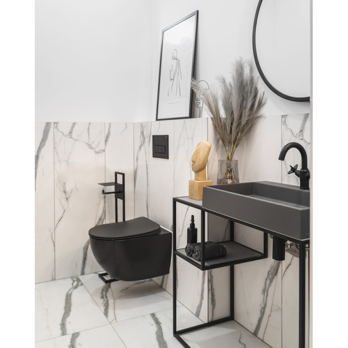 Deante Інсталяційна система Peonia 6 в 1, чорна (CDENNZPW)